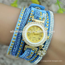 new arrival chinese cheap watches bracelet leather band watch
